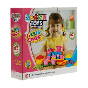اسباب بازی آشپز کوچولو 42 پارچه زرین تویز ZARRIN TOYS_اسباب بازی